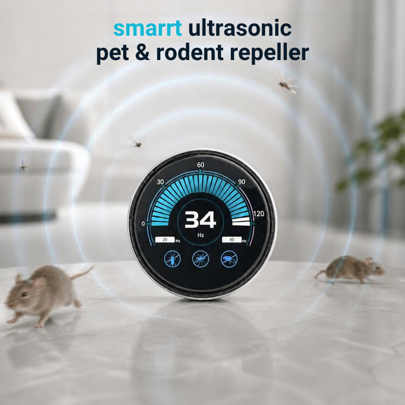 High-Power Ultrasonic Smart Mosquito & Pest Repeller